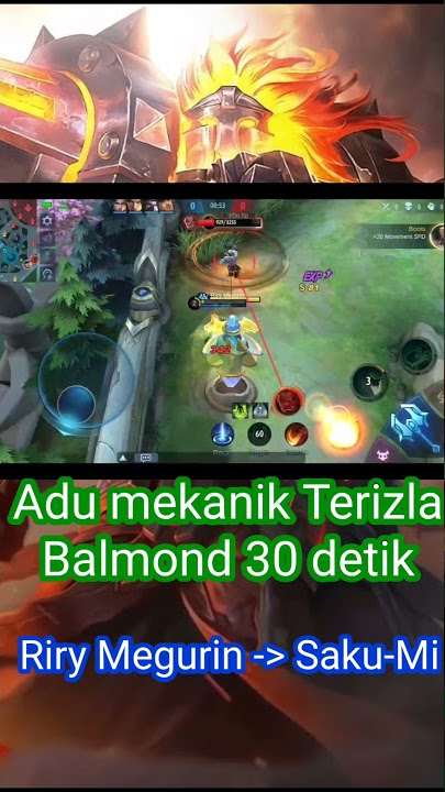Adu mekanik Terizla vs Balmond 30 detik ml mlbb mobile legends #adumekanik (Prod. by DanBardan)
