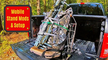 My Lone Wolf Tree Stand Modifications and Setup