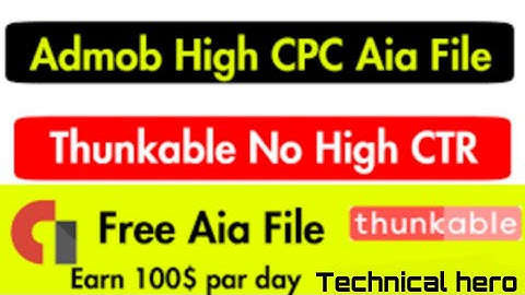 Earning app Ka baap | how to make earning app |AIA file Thunkable tutorial | Thunkable tutorial #2