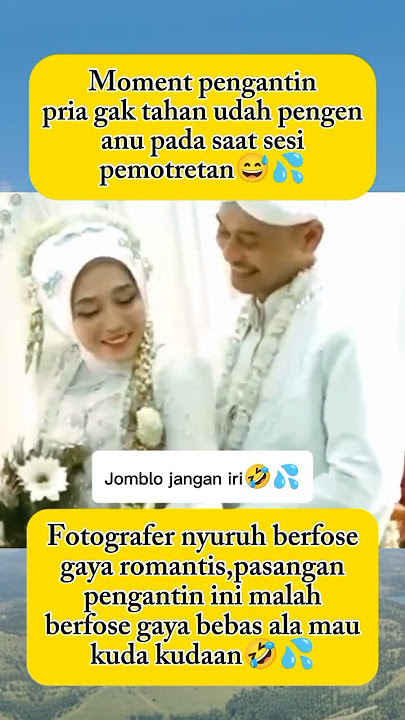 di suruh fose malah maen kuda-kudaan🤣 #trending #viral #fyp #pengantin #pernikahan