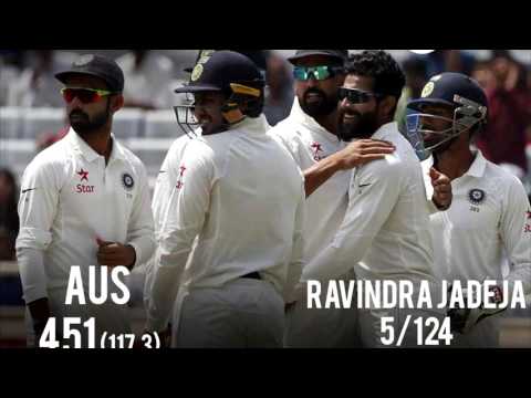 ind-vs-aus-day-2---3rd-test-match-ranchi-2017-review/highlights