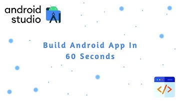 Build Android App in 60 Seconds | Hello World Android App  | Android App By  Programizzz