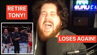 THE MMA GURU REACTS TO TONY FERGUSON LOSING AGAIN AGAINST PADDY PIMBLETT AT UFC 296!