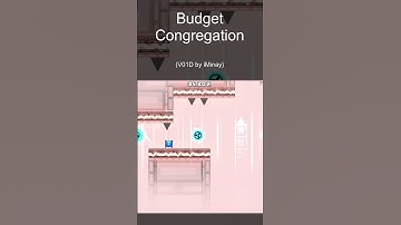 BUDGET CONGREGATION in GEOMETRY DASH  #geometrydash #gd #gaming #geometrydashdemon #fyp