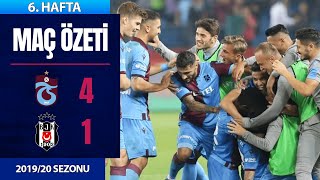 Özet Trabzonspor 4-1 Beşiktaş 6 Hafta - 201920
