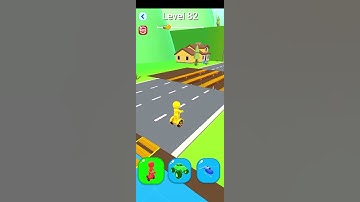 Shape-shifting Funny Race All Level Gameplay Walkthrough Master Level #177 BeamNG.drive #Shorts