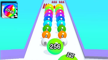 Ball Run 2048 Gameplay All Levels Android IOS Walkthrough Mobile StickRun New Update CUV94L