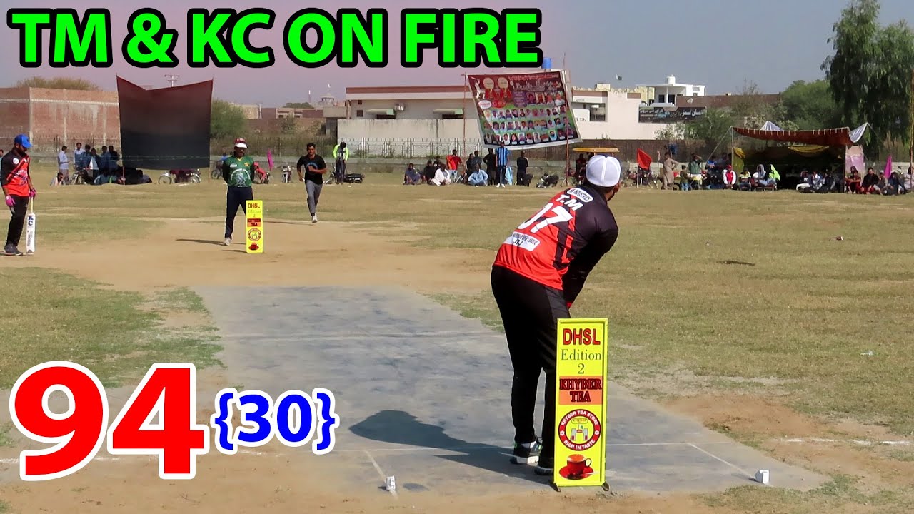 94 RUNS MAKE IT JUST 30 BALLS || TAMOUR MIRZA AN KHURAM CHAKWAL ON FIRE ...