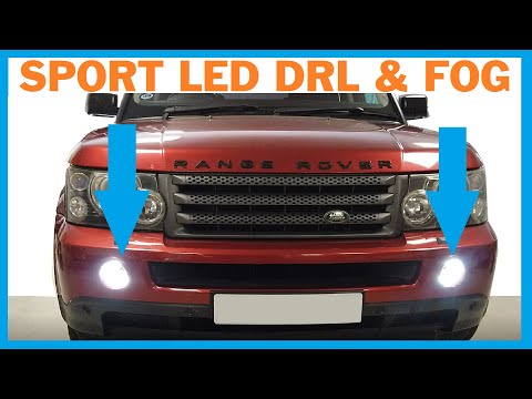 Range Rover Sport L320 2 in 1 LED FOG & DRL Full Install with DRL controller !