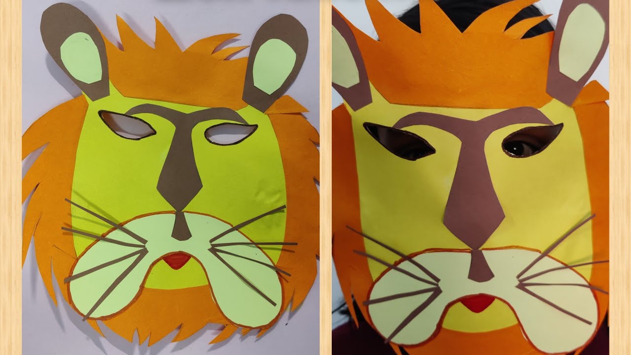 How to make Lion mask 