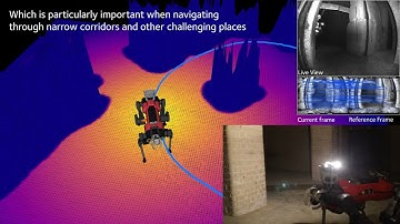 Safe Visual Navigation in an Underground Mine