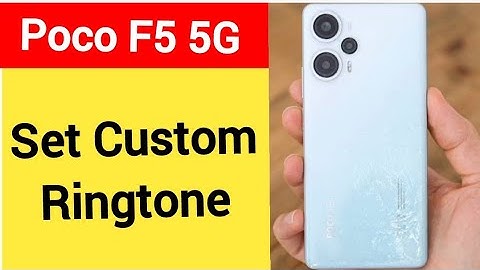 How to set custom ringtone, Poco F5 5G me song ringtone Kaise lagaya