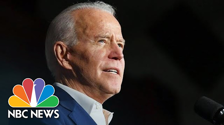 Joe Biden Holds A Virtual Briefing On COVID-19 | NBC News (Live Stream Recording)