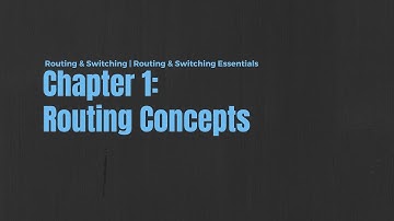 Cisco RSE | Chapter 1 | Routing Concepts | Nederlands