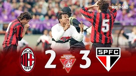 Milan 2 x 3 São Paulo ● 1993 Intercontinental Cup Final Extended Goals & Highlights HD