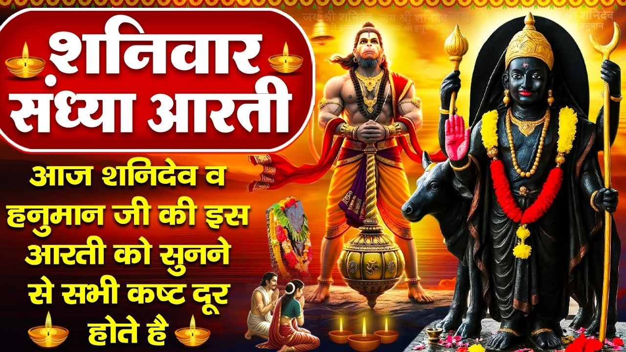 संध्या भक्ति:शनिवार स्पेशल- शनिदेव की शक्तिशाली चालीसा व शनि कथा - शनि चालीसा -Shani Hanuman Bhajan