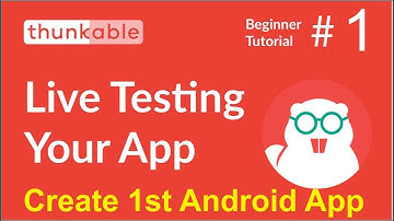 Thunkable Android Application Creation || Beginners Tutorial#1