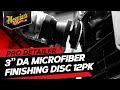 Meguiar's 3" DA Microfiber Finishing Disc – Microfiber Pad to Polish &amp; Wax – DMF3B, Pack of 12