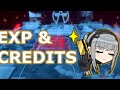 Info about the intricate of exp and credits  eternal return