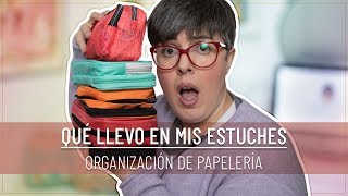 LLEVO EN EL ESTUCHE? | Los estuches que usando ahora | ORGANIZACIÓN de PAPELERÍA - YouTube