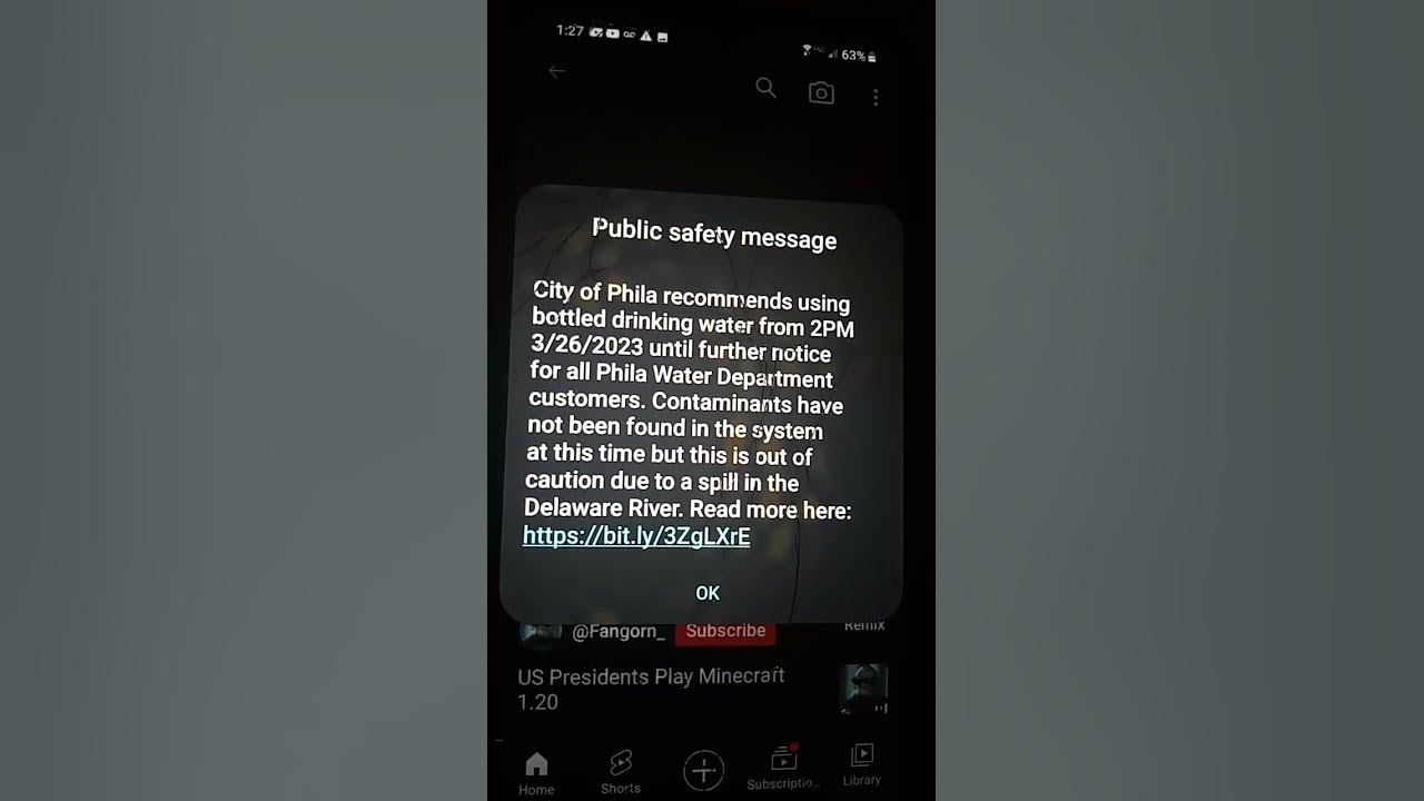 Phila Water Crisis YouTube