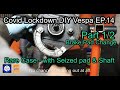 Covid Lockdown DIY Vespa EP.14 How to change rear brake pad on PX & All Vintage Frame (Part1/2)