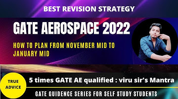 GATE AEROSPACE ENGINEERING preparation lectures Revision | concept library viru sir