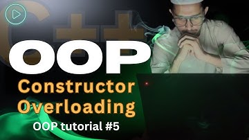 Constructor overloading in OOP | C++ OOP Tutorial #5