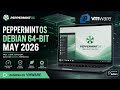 PeppermintOS Debian 64 May 2026 on VMWare