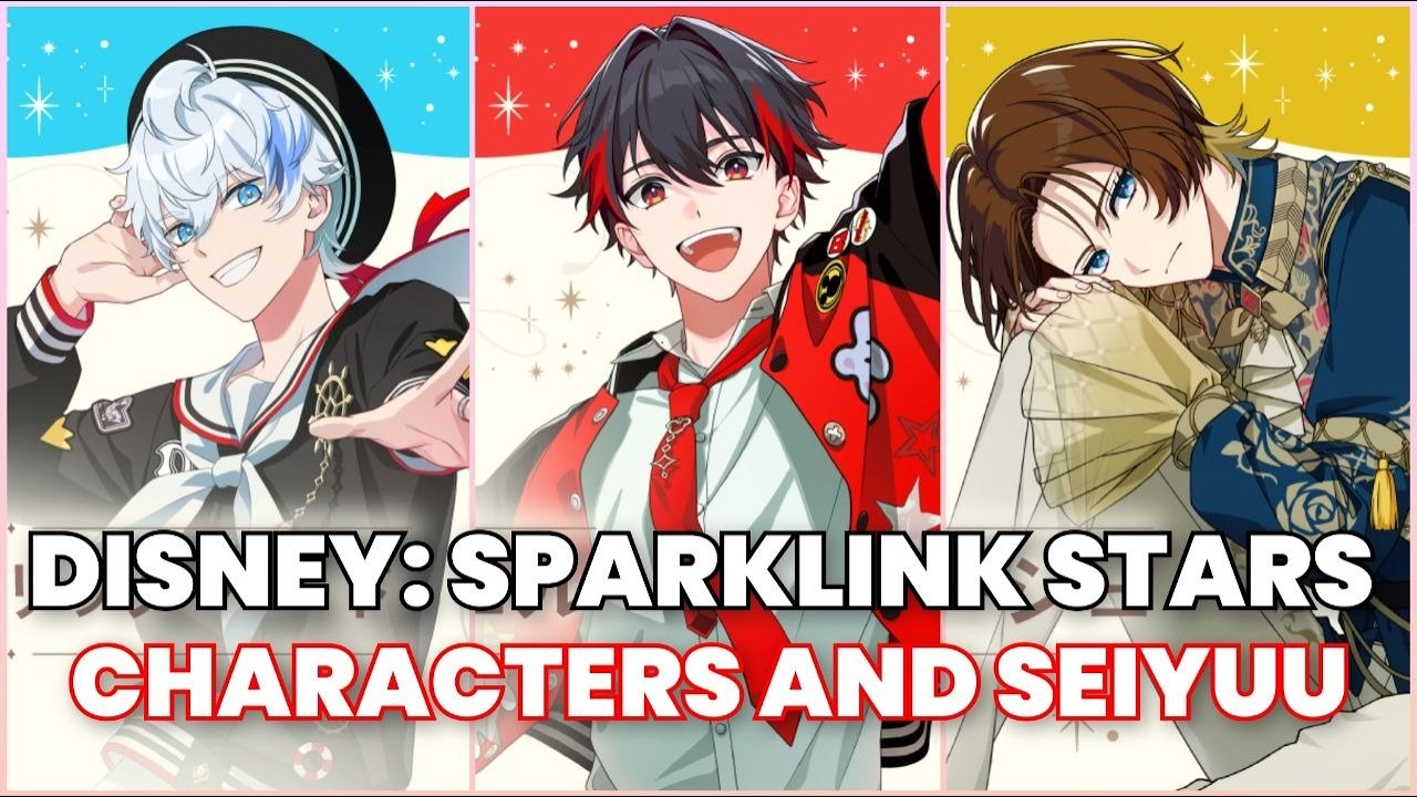 Disney: Sparklink Stars || Characters and Seiyuu (PART 1) - YouTube