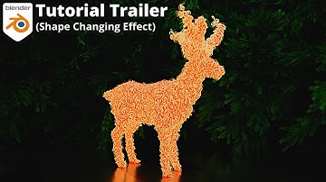Shape Changing Geometry Nodes | Blender Tutorial Trailer | Blender Animation