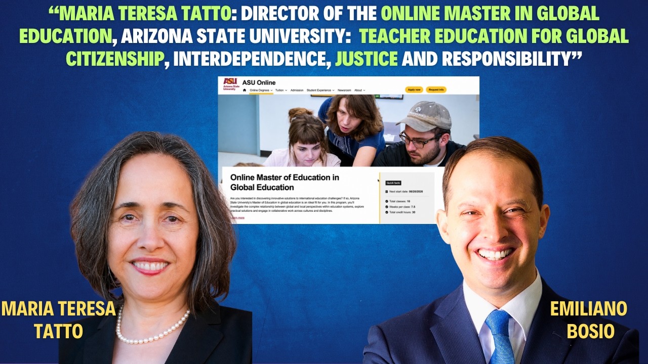 Maria Teresa Tatto | Global Citizenship Education Interview Series with Emiliano Bosio