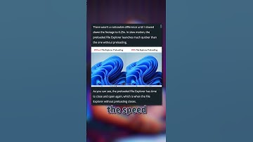 Preloading File Explorer Ain’t Nothing