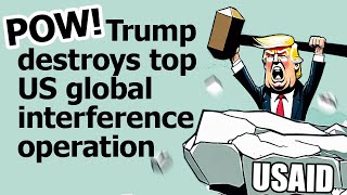 Trump destroys US global interference op