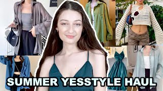 yesstyle try on haul summer 2023 | clothing perfect for travel photoshoots