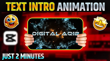 YouTube Channel Ka Intro Kaise Banaye | Professional Text Animation Free Mein 🔥