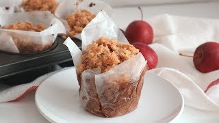 Apple Crumble Muffins 애플크럼블 머핀 | SweetHailey