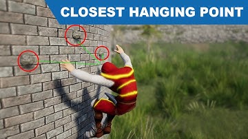 Unreal Climbing System - Grab closest hanging point - UE4 Tutorials #262