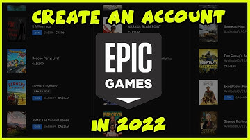 How To Create EPIC GAMES Account in 2022