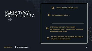 Modul 2 BIMTEK Informatika 2024 Berpikir Komputasional SMA X Fase E berpikir kritis