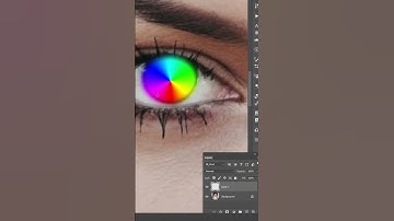 Đổi màu mắt cầu vồng trong photoshop | Yêu Thiết Kế