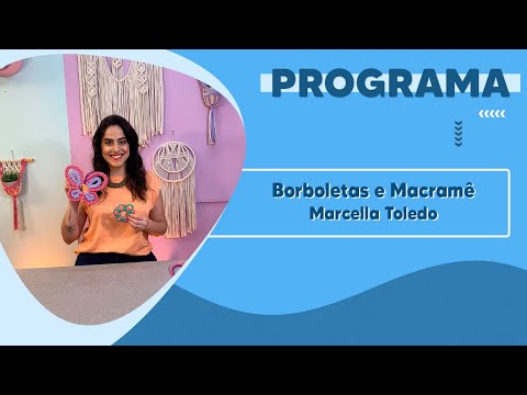 BORBOLETAS EM MACRAMÊ