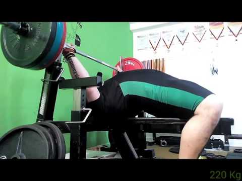 Bench 3*220kg 5*170kg