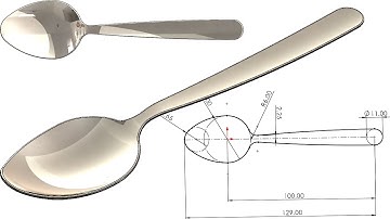 SolidWorks Tutorial #055: Spoon