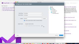 Visual Studio Mac - Console Application - Hello world