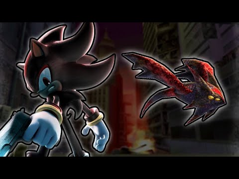 Shadow The Hedgehog — With Gun - Shadow the Hedgehog - Gallery - Sonic SCANF