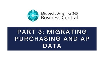 D365 Business Central | Part 3: Migrating Vendors, Purchasing, and AP Information.