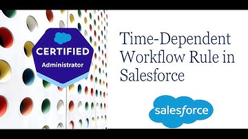 Salesforce Time Trigger Workflow Walkthrough