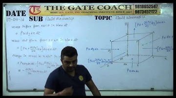 Continuity Equation in Cartesian Coordinates
