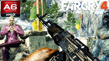 Far Cry 4: Revisited (AMD A6, Radeon R4 Graphics) Low End PC (512MB)